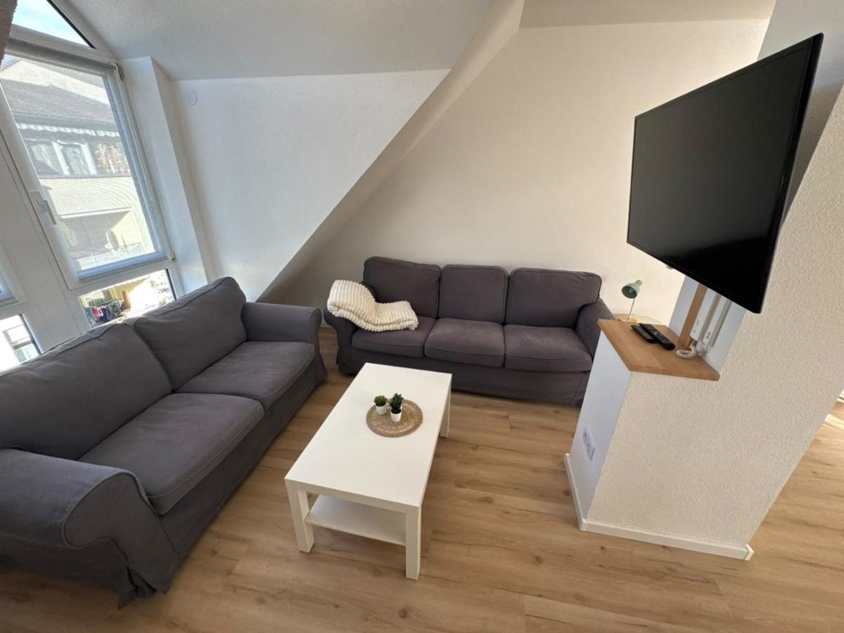 Seating area with two sofas